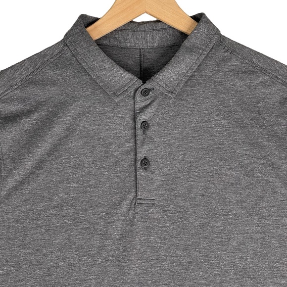 Lululemon Evolution Polo Shirt Mens XL Golf Athletic Wicking Performance Stretch - Picture 2 of 6